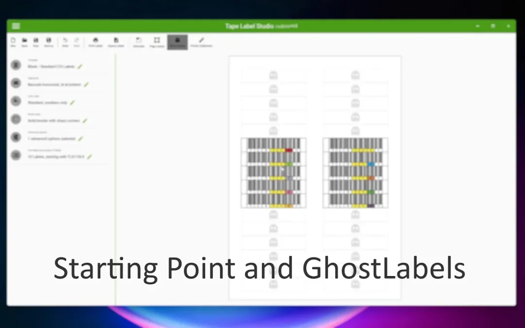 Come riutilizzare i fogli di etichette con Starting Point e GhostLabels